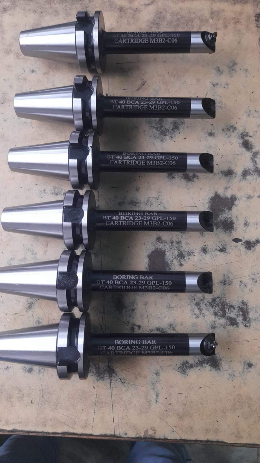 Cartridge boring bars